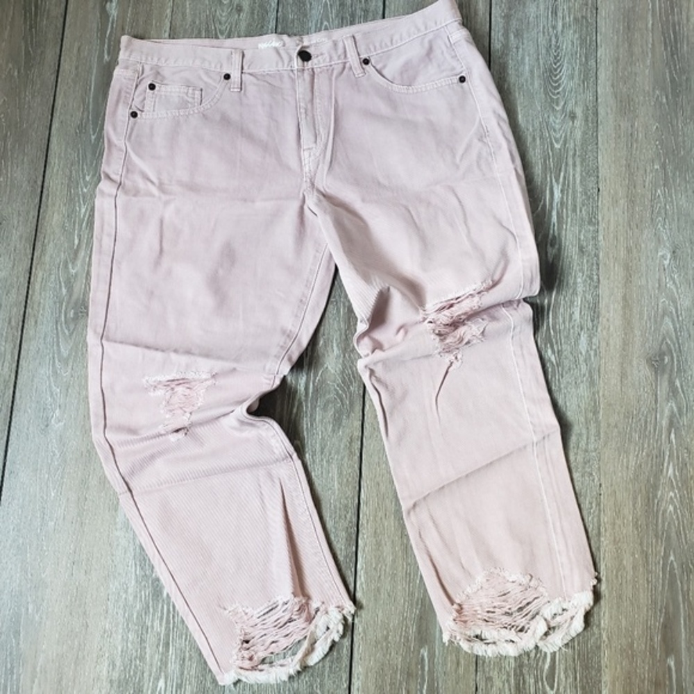 Private Sale Blush‎ bf Fit ankle jeans Faux Leather Rockrup